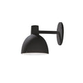 black minimal outdoor wall lamp