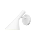 white aj 50 outdoor wall lamp designed by arne jacobsen for louis poulsen