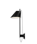 black yuh wall lamp by louis poulsen