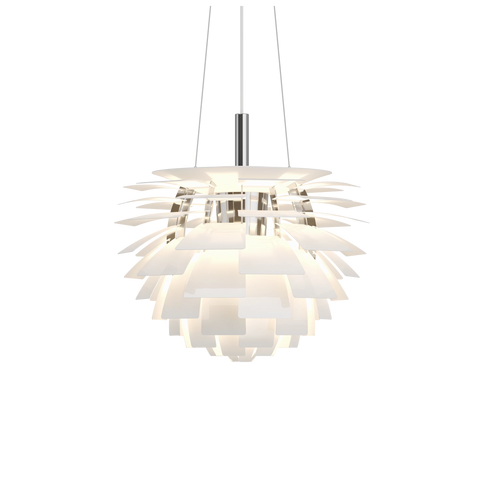 PH Artichoke designed by poul hennginsen for Louis poulsen in white