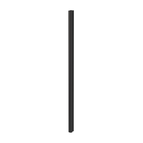 String Furniture Pira Pole in black grey, powder coated aluminum shelving pole, white background packshot