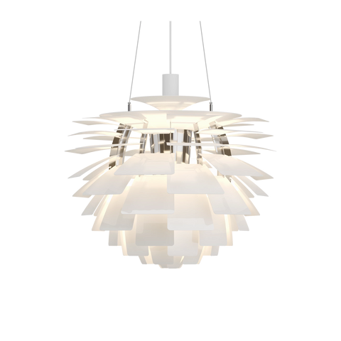 PH Artichoke designed by poul hennginsen for Louis poulsen in white