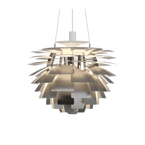 PH Artichoke designed by poul hennginsen for Louis poulsen in stainless steel 
