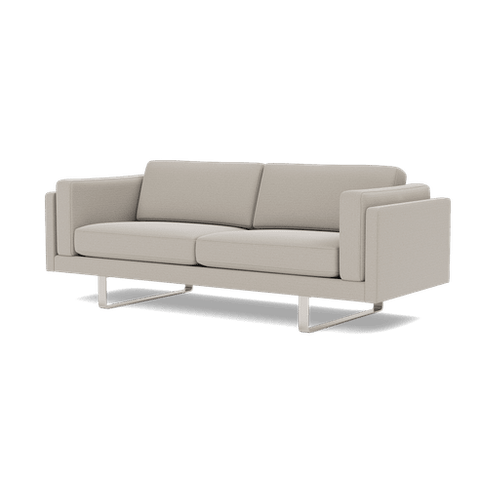 Beige sofa on a transparent background