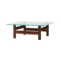 Audo Copenhagen Brasilia Lounge Table in Walnut, packshot on white