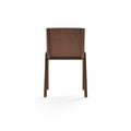 Audo Copenhagen Ready Dining Chair, Fully Upholstered in Red Stained Oak with Audo Bouclé 02, packshot on white
