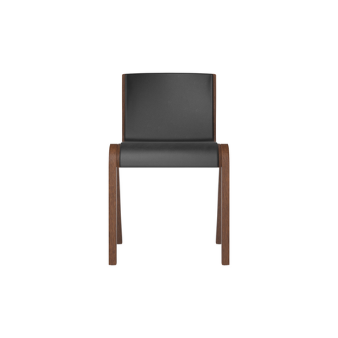 Audo Copenhagen Ready Dining Chair, Fully Upholstered in Red Stained Oak with Aida 1618, packshot on white