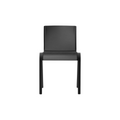 Audo Copenhagen Ready Dining Chair, Fully Upholstered in Black Oak with Aida 1618, packshot on white