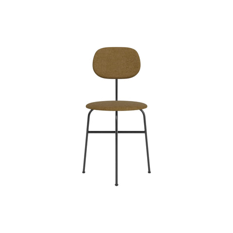 Audo Copenhagen Afteroom Plus Dining Chair, Fully Upholstered in Audo Bouclé 06, packshot on white