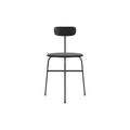 Audo Copenhagen Afteroom Dining Chair, Non-Upholstered in Black Painted Ash, packshot on white
