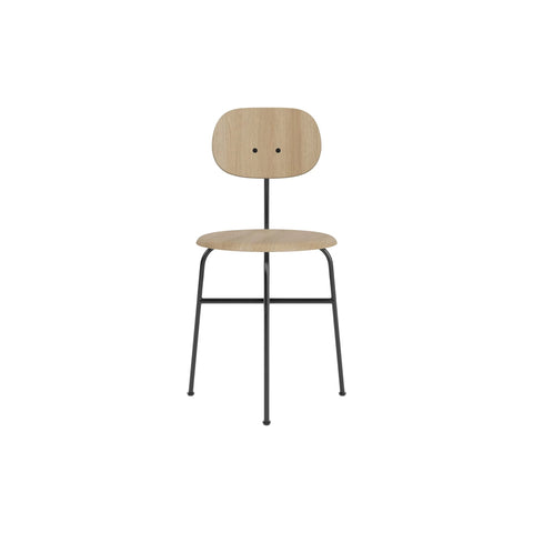 Audo Copenhagen Afteroom Plus Dining Chair, Non-Upholstered in Natural Oak, packshot on white