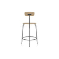 Audo Copenhagen Afteroom Bar & Counter Chair, Non-Upholstered Counter in Natural Oak, packshot on white