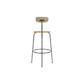 Audo Copenhagen Afteroom Bar & Counter Chair, Non-Upholstered Bar in Natural Oak, packshot on white