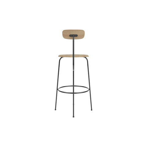 Audo Copenhagen Afteroom Bar & Counter Chair, Non-Upholstered Bar in Natural Oak, packshot on white