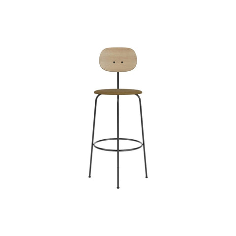 Audo Copenhagen Afteroom Plus Bar & Counter Chair, Upholstered Seat in a styled interior