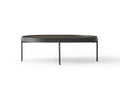 NoNo coffee table in brown glass finish designed by norm architects for audo copenhagen