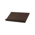 Magazine Shelf in dark oak finish, 22.8"W x 11.8"D – String™ Scandinavian shelving component