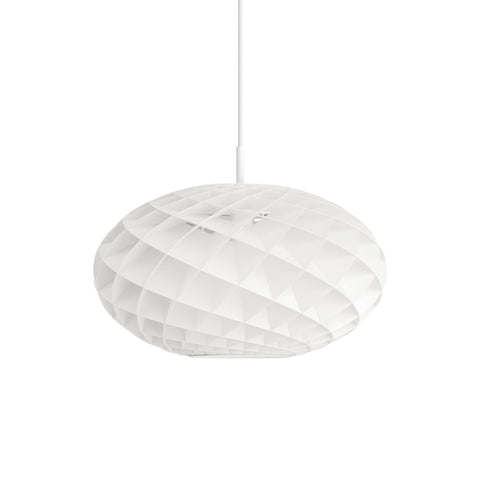 patera oval ceiling lamp by louis poulsen