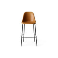 Audo Copenhagen Harbour Side Chair, Counter & Bar Height, Upholstered Bar in Aida 0250, packshot on white