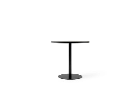 harbour column dining t able with charcoal linoleum top designed by norm architects for audo copenhagen