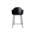 Audo Copenhagen Harbour Arm Chair, Counter & Bar Height, Upholstered Counter in Aida 1618, packshot on white