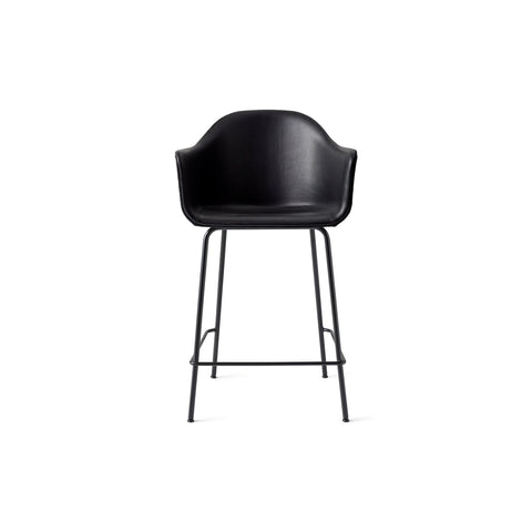 Audo Copenhagen Harbour Arm Chair, Counter & Bar Height, Upholstered Counter in Aida 1618, packshot on white