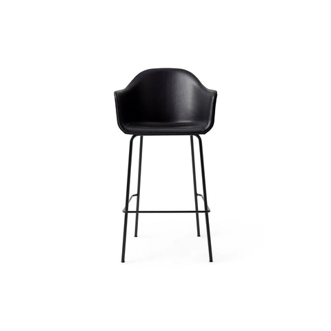 Audo Copenhagen Harbour Arm Chair, Counter & Bar Height, Upholstered Bar in Aida 1618, packshot on white