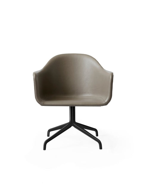 Audo Copenhagen Harbour Arm Chair, Dining Height, Upholstered in a styled interior