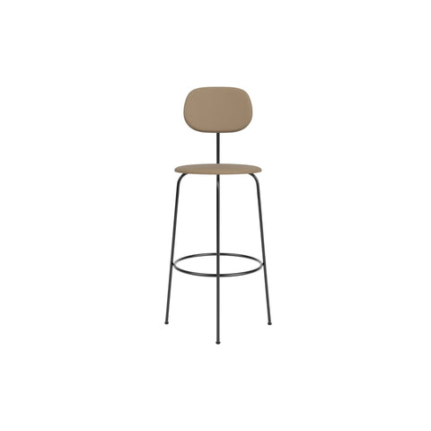 Audo Copenhagen Afteroom Plus Bar & Counter Chair, Fully Upholstered Bar in Sierra 1611, packshot on white