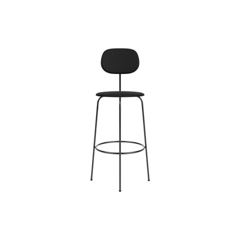 Audo Copenhagen Afteroom Plus Bar & Counter Chair, Fully Upholstered Bar in Sierra 1001, packshot on white