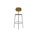 Audo Copenhagen Afteroom Plus Bar & Counter Chair, Fully Upholstered Bar in Audo Bouclé 06, packshot on white