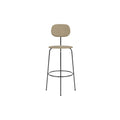 Audo Copenhagen Afteroom Plus Bar & Counter Chair, Fully Upholstered Bar in Audo Bouclé 02, packshot on white