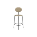 Audo Copenhagen Afteroom Plus Bar & Counter Chair, Fully Upholstered Counter in Audo Bouclé 02, packshot on white