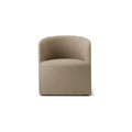 Audo Copenhagen Loose Cover for Tearoom Chair, Without Swivel, Club Chair in Logan Sand, packshot on white