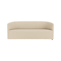 Audo Copenhagen Tearoom Chairs and Sofas, Sofa in Logan Sand, packshot on white