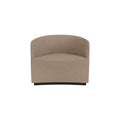 Audo Copenhagen Tearoom Chairs and Sofas, Lounge Chair in Logan Flint, packshot on white