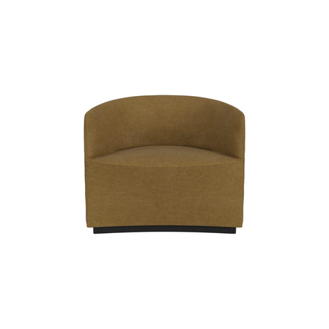 Audo Copenhagen Tearoom Chairs and Sofas, Lounge Chair in Audo Bouclé 06, packshot on white