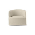 Audo Copenhagen Loose Cover for Tearoom Chair, Without Swivel, Lounge Chair in Logan Jasmine, packshot on white