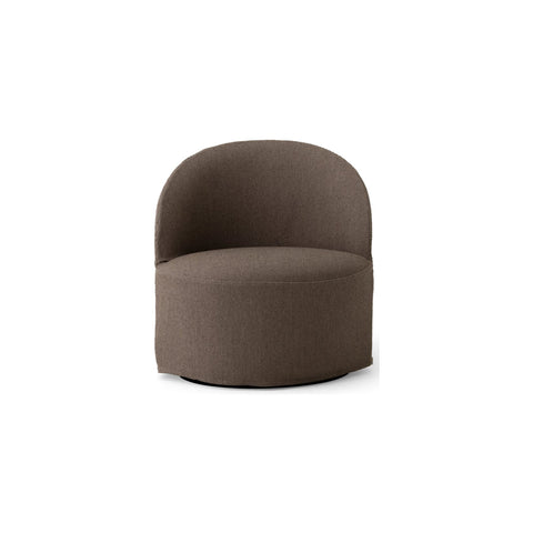 Audo Copenhagen Loose Cover for Tearoom Chair, With Swivel, Lounge Chair in Logan Flint, packshot on white