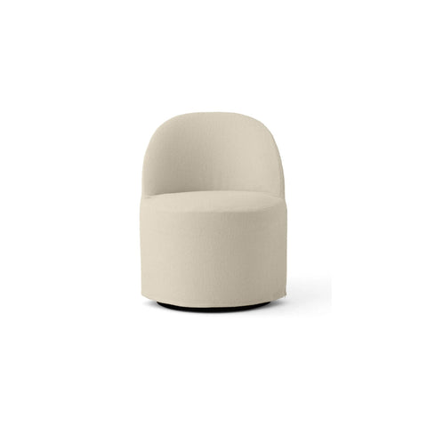 Audo Copenhagen Loose Cover for Tearoom Chair, With Swivel, Club Chair in Logan Jasmine, packshot on white
