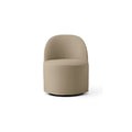 Audo Copenhagen Loose Cover for Tearoom Chair, With Swivel, Club Chair in Logan Sand, packshot on white