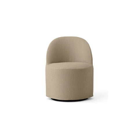 Audo Copenhagen Loose Cover for Tearoom Chair, With Swivel, Club Chair in Logan Sand, packshot on white