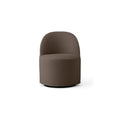 Audo Copenhagen Loose Cover for Tearoom Chair, With Swivel, Club Chair in Logan Flint, packshot on white