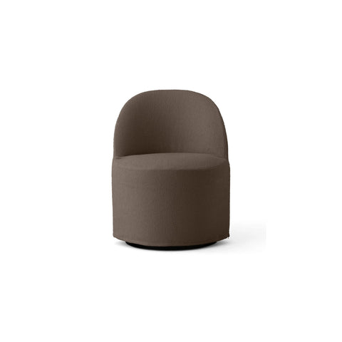 Audo Copenhagen Loose Cover for Tearoom Chair, With Swivel, Club Chair in Logan Flint, packshot on white