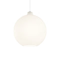 large wohlert white pendant designed by Vilhelm Wohlert for Louis Poulsen