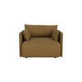 Audo Copenhagen Offset Sofa, 1-Seater in Audo Bouclé 06, packshot on white