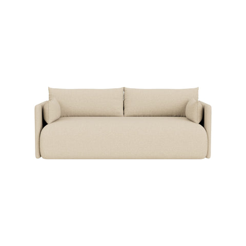 Audo Copenhagen Offset Sofa, 2 Seater in Logan Sand, packshot on white