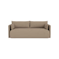 Audo Copenhagen Offset Sofa, 2 Seater in Logan Flint, packshot on white