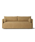 audo boucle gold offset 2 seater sofa by audo copenhagen