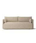 audo boucle beige offset 2 seater sofa by audo copenhagen